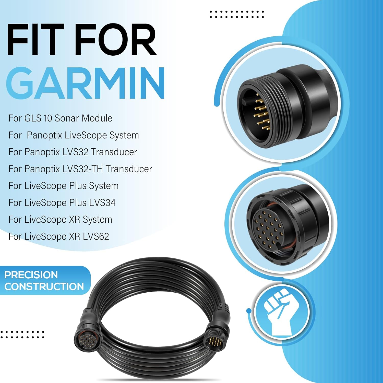 010-12855-00 Ship Transducer E - đánh giá và giá Fish Finder Cable