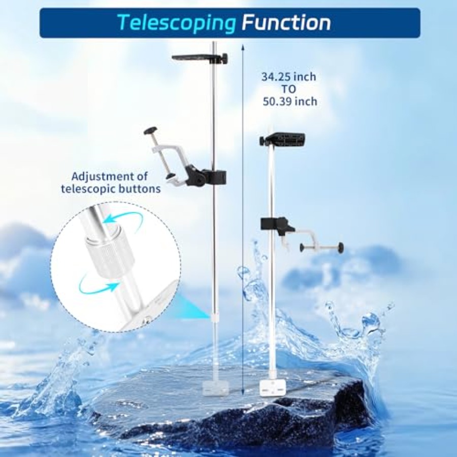 Telescopic Portable Fish Finde - đánh giá và giá Fish Finder Transducer
