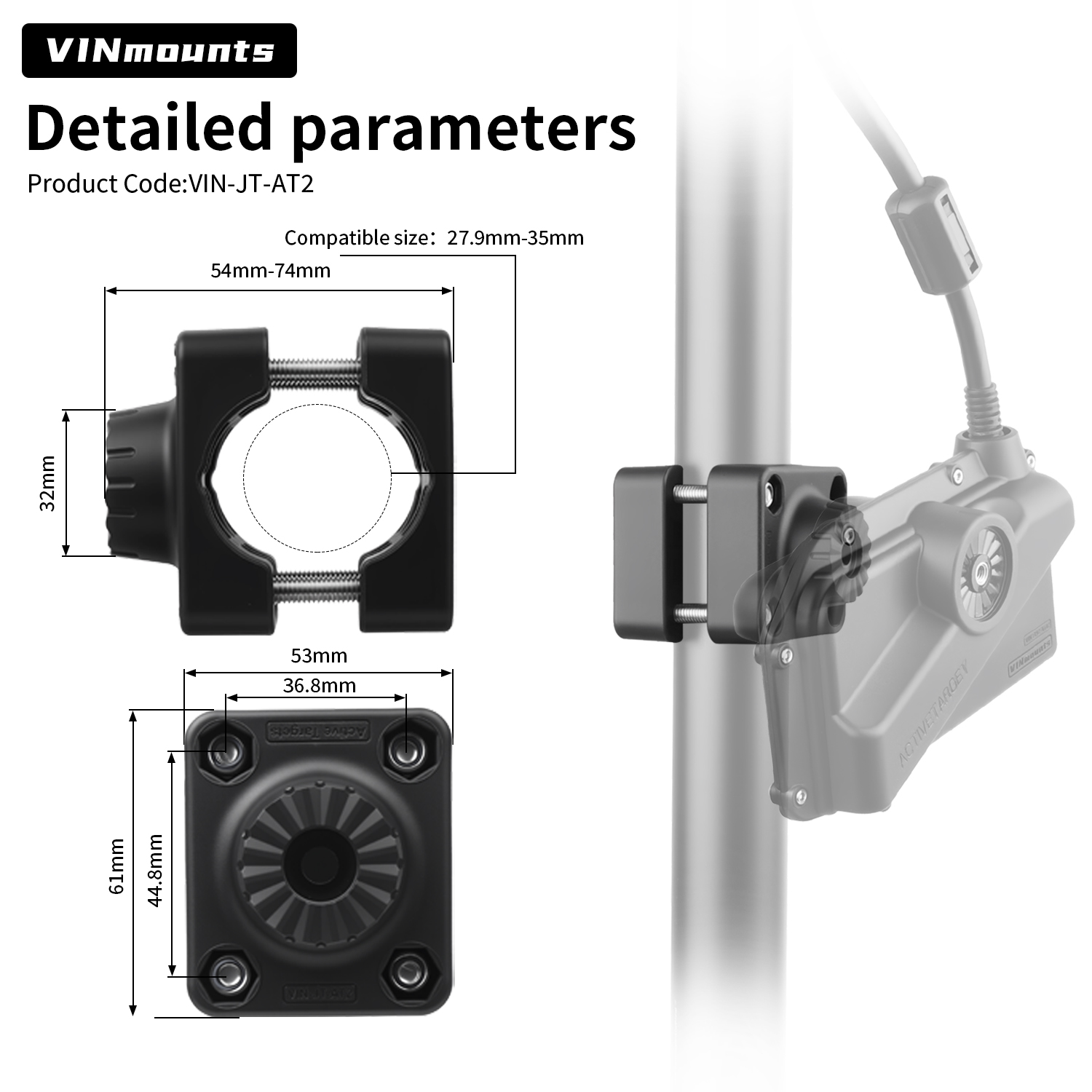 VINmounts LOWRANCE ActiveTarge - đánh giá và giá Fish Finder Transducer