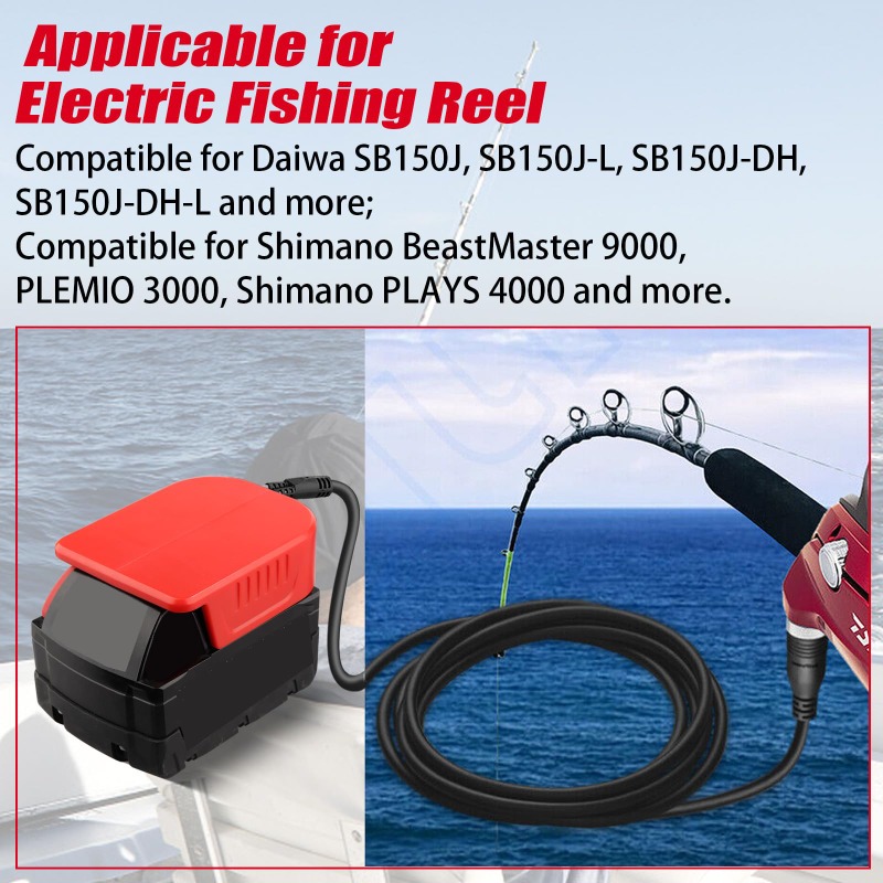 Portable Fishing Reel Adapter  - đánh giá và giá Fish Finder Battery