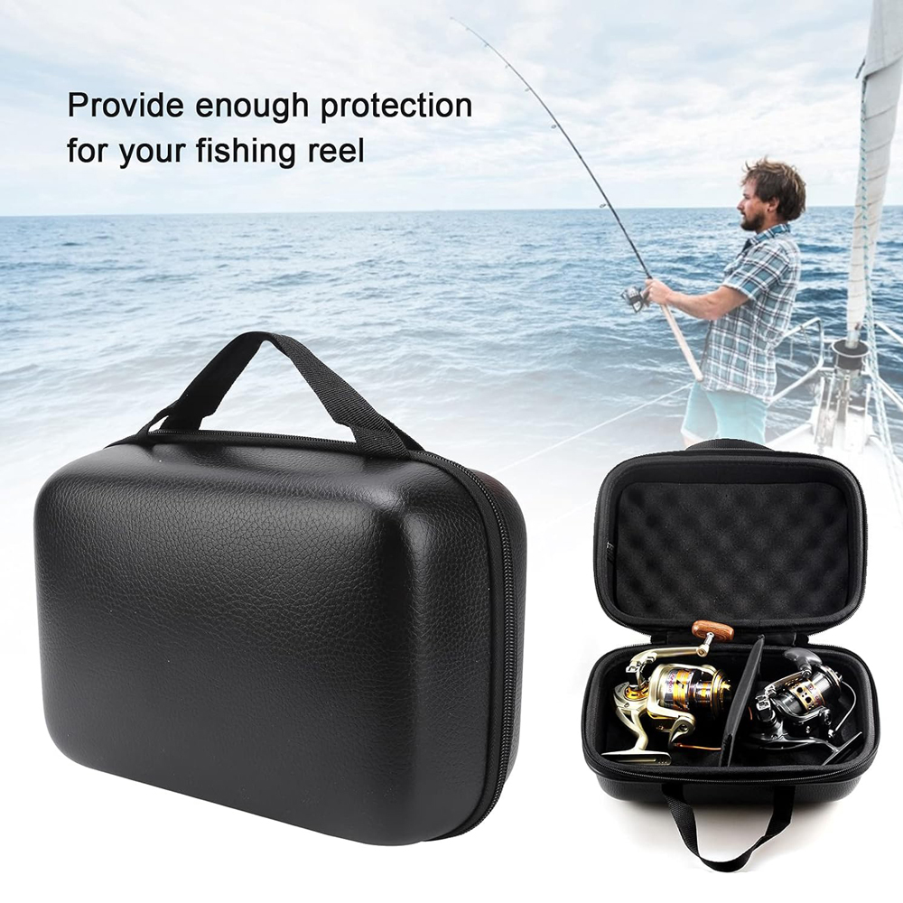 PU Hard Shell Fishing Reel Bag - đánh giá và giá Fish Finder Case