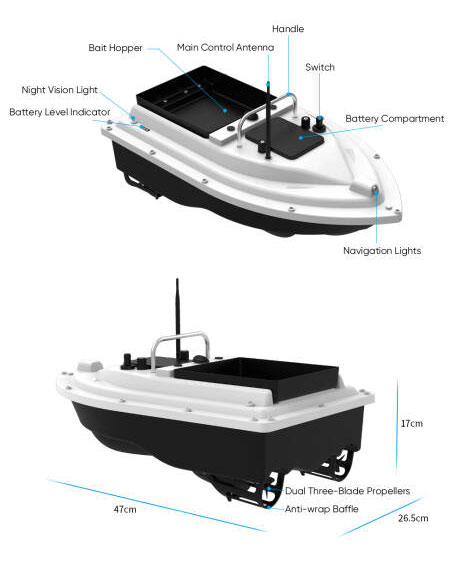 New 12V High Speed Carp Fishin - đánh giá và giá Fish Finder Gps