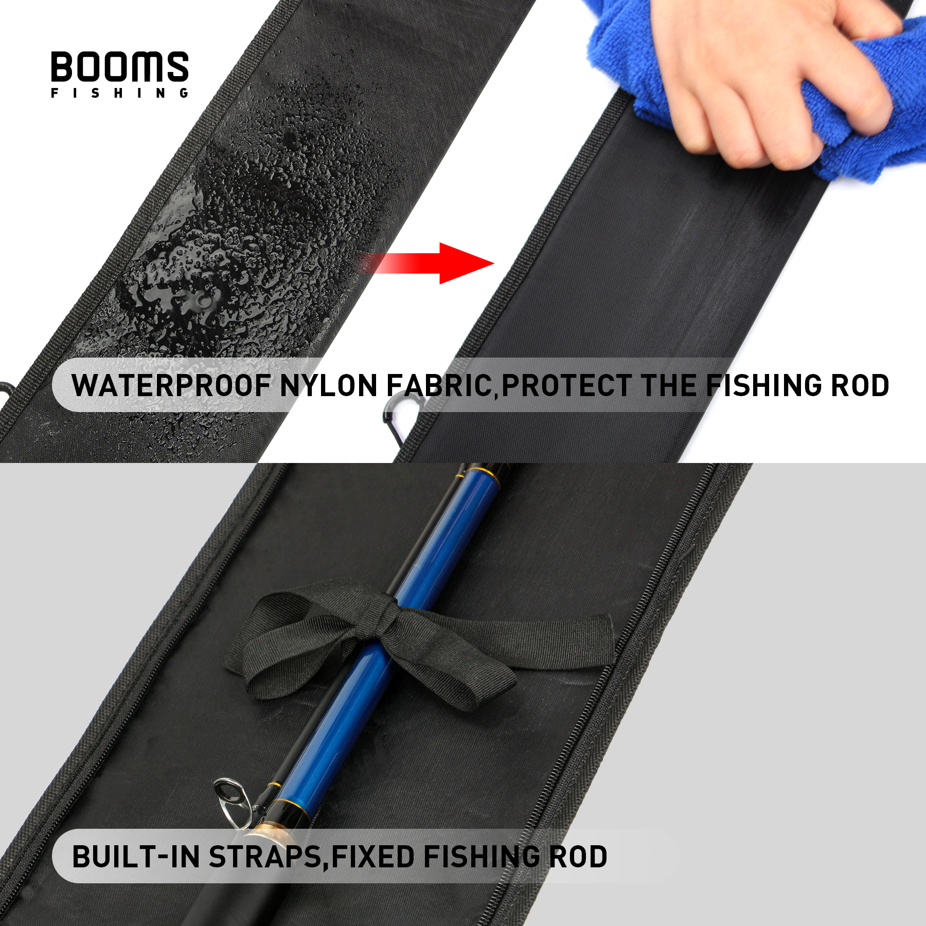 Booms Fishing 195cm Large Wate - đánh giá và giá Fish Finder Case
