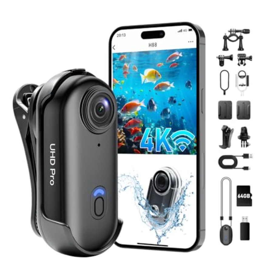 4K Action Camera for Cycling H - đánh giá và giá Fishing Camera