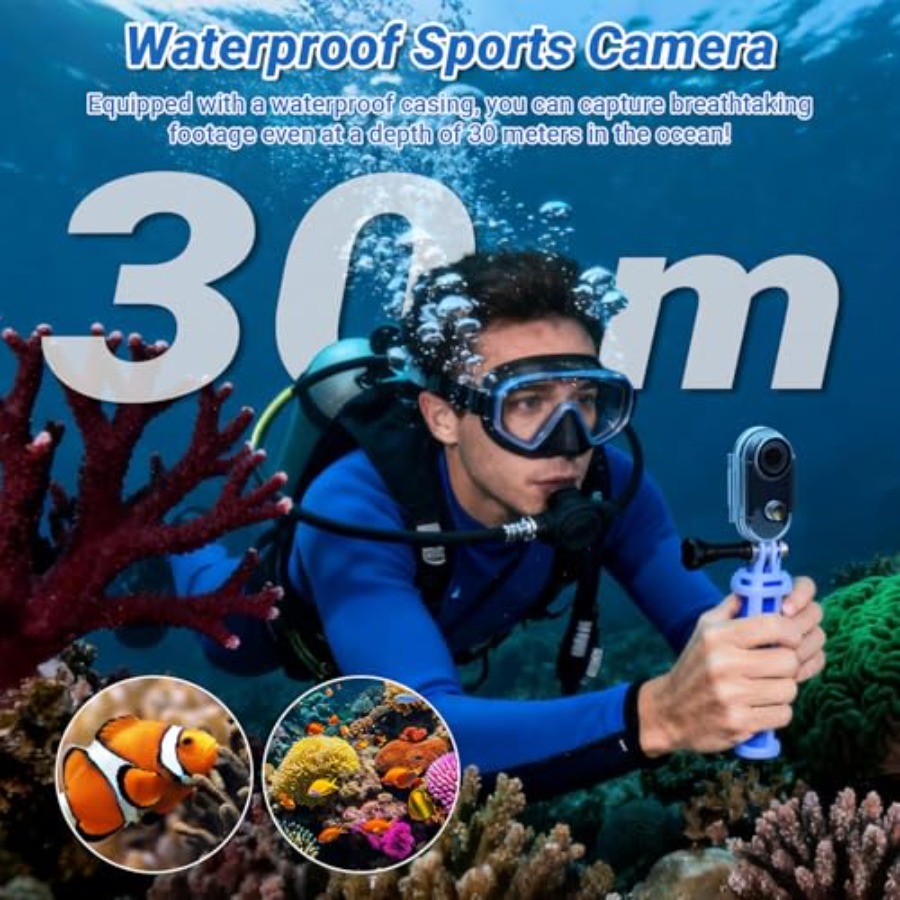 4K Action Camera for Cycling H - đánh giá và giá Fishing Camera