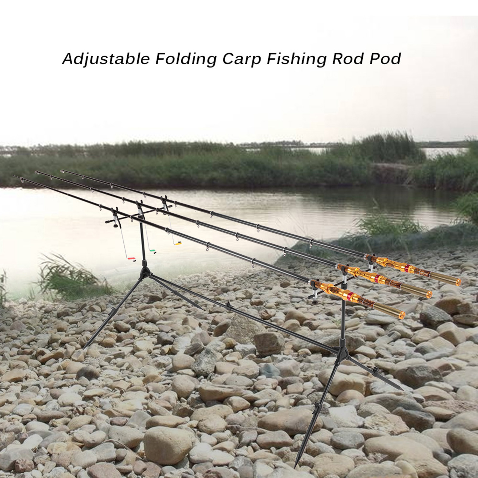 Lixada 3-in-1 Fishing Rod Pod  - đánh giá và giá Bite Indicator