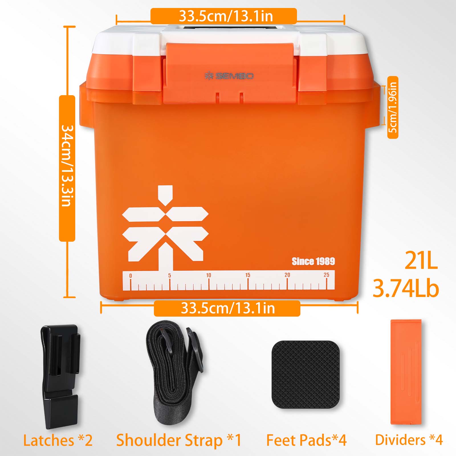 ZUKIBO 21L Large Capacity Fish - đánh giá và giá Fish Finder Case