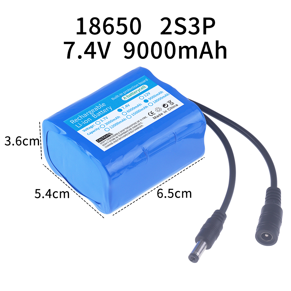 7.4V battery 3000mah/6000mah/9 - đánh giá và giá Fish Finder Transducer