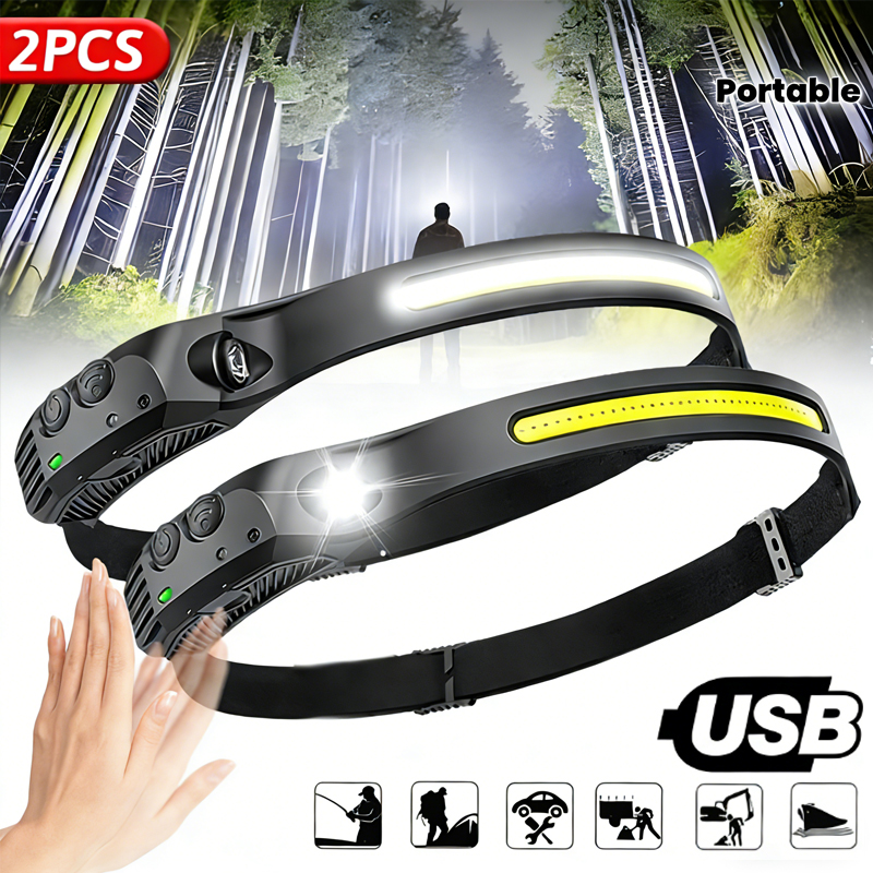 LED Sensor Headlamp Built-in B - đánh giá và giá Fish Finder Battery