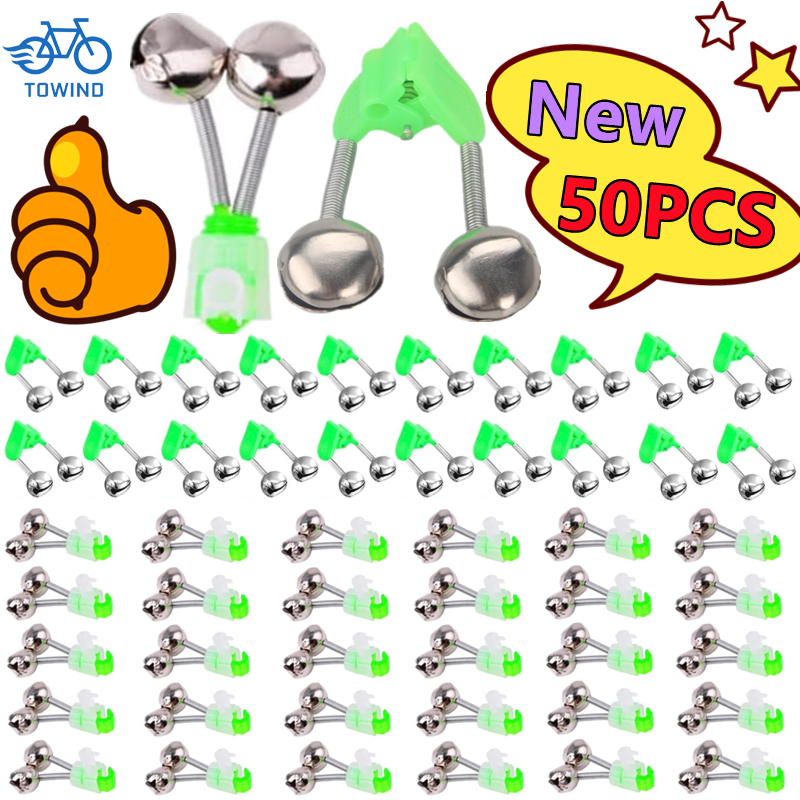 50-5PCS Double Bells Fishing I - đánh giá và giá Fish Alarm