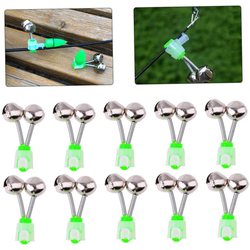 50-5PCS Double Bells Fishing I - đánh giá và giá Fish Alarm