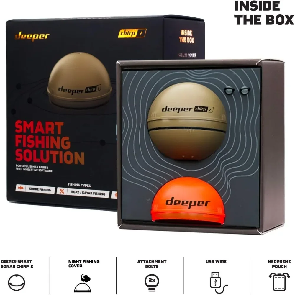 A  Chirp 2 Sonar Fish Finder - - đánh giá và giá Fishing Depth Finder