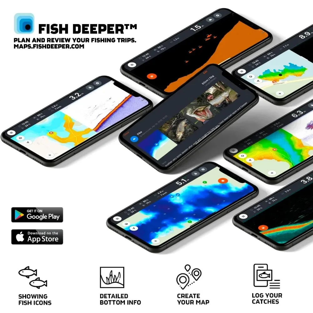 A  Chirp 2 Sonar Fish Finder - - đánh giá và giá Fishing Depth Finder