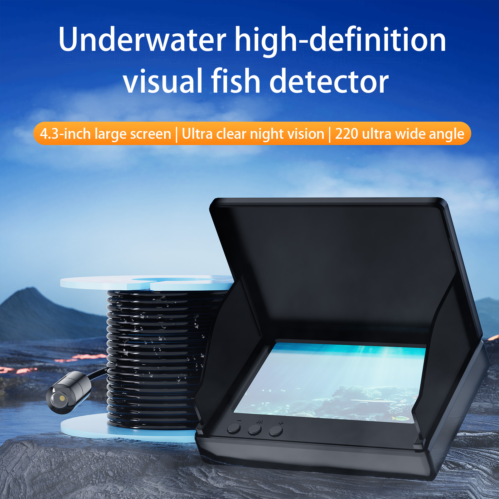 4.3 Inch Underwater 15/30M Fis - đánh giá và giá Underwater Camera