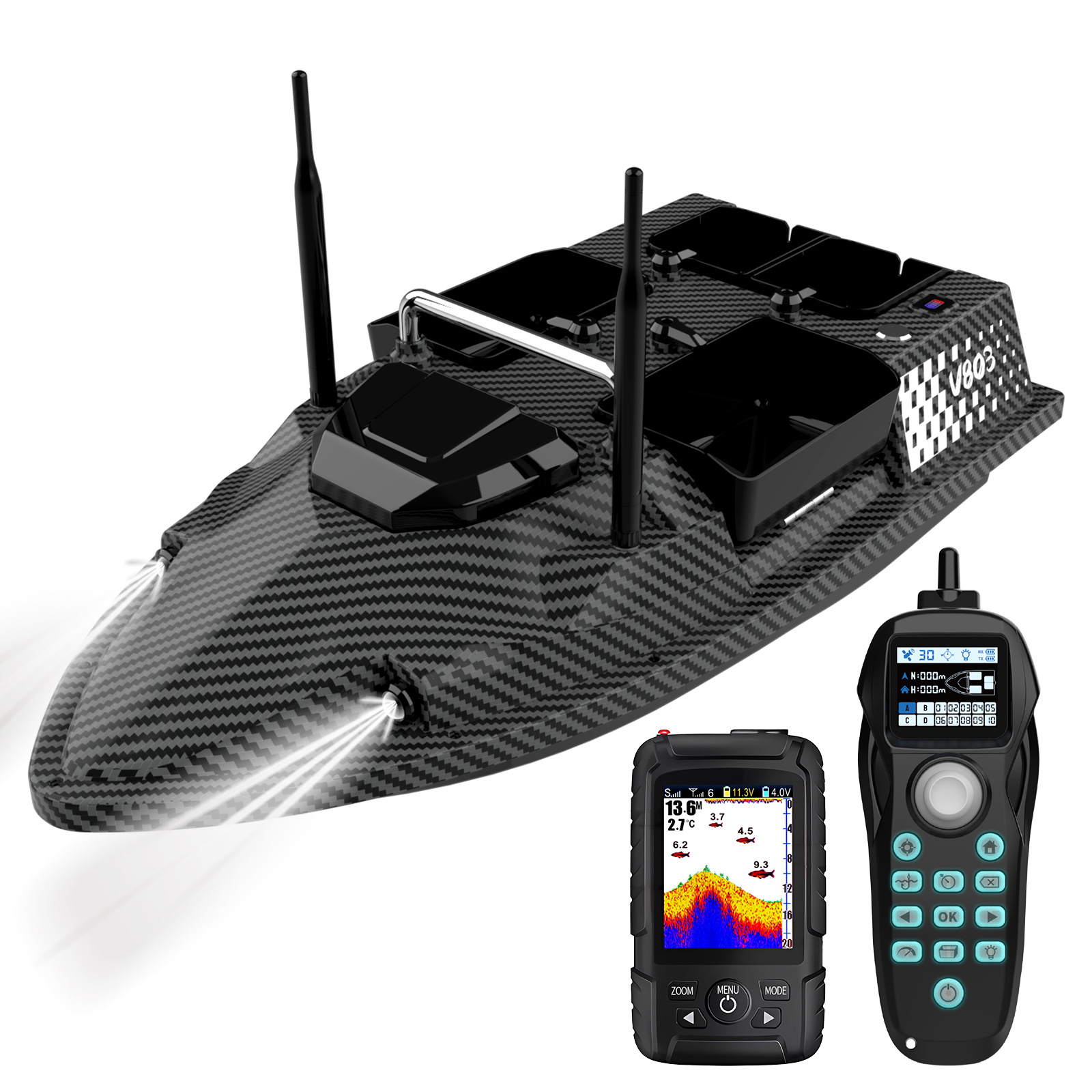 V803Pro GPS Enabled Remote Con - đánh giá và giá Fish Finder Gps