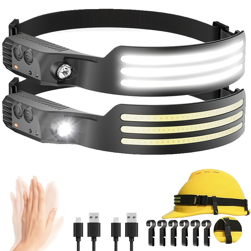LED Sensor Headlamp USB Rechar - đánh giá và giá Fish Finder Battery